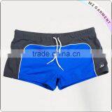 Black With White Piping Swim Trunks Men thumbnail-1