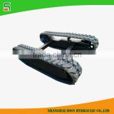 Customize rubber crawler undercarriage track trailer chassis truck chassis frame manufacturers