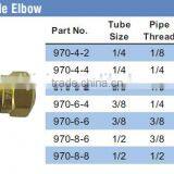 970 Female Elbow,Air Brake Fittings for Nylon Tube,Brass Valve thumbnail-3