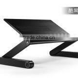 Laptop Table on Bed ,Laptop Computer Desk Portable Bed Tray Book Stand Multifuctional & Ergonomic -black thumbnail-1