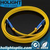 Optical Patch Cord LC to LC Duplex Sm 3.0mm Yellow thumbnail-1