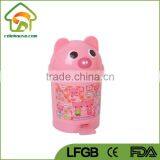 Pig Frog Plastic Foot Pedal Children Trash Can thumbnail-3