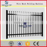 High Quality Security Black Palisade Picket Fence Used for Sale With Pvc Coated