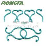 Green Eight Shape Plastic Clips thumbnail-2