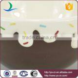 Sweet Treat Brown & White Color Ceramic Ice Cream Sundae Bowls thumbnail-2