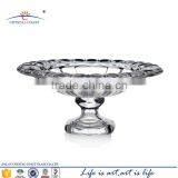 Crystal Dessert Plate Antique Crystal Fruit Plate for Decoration and Gifts thumbnail-1