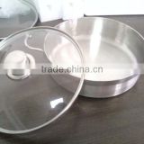 2012 Stainless steel stock pot with glass lid
