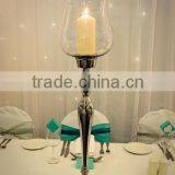 Glass Hurricane Candle Holder Wedding Centerpiece Table Top thumbnail-1