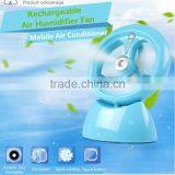 Mini Water Mist Desk Fan Multi-functional USB Rechargeable Super Mute Mini Table Fan With Humidifier Portable Office Fan thumbnail-1