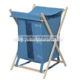 Aluminum Frame Folding Laundry Hamper Washing Clothes Collapsible Laundry Basket thumbnail-2