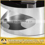 Round Glass Tea Table Coffee Table Design thumbnail-2