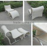 Outdoor Beach Chair Rattan Poolside Sun Lounger Used for Hotel Garden Furniture thumbnail-2