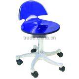 Potable movable Ottoman stool hydraulic chair with wheels used salon furniture F-805