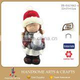 12 Inch Resin Chinese Supplies Christmas Decoration Small Gift Item Snowman Figurines thumbnail-2