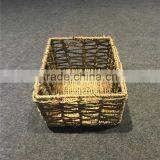 Wholesale Woven Square Custom Laundry Hemp Rope Basket thumbnail-2