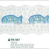 Promotional Fish Shape Pvc Bath Mat thumbnail-1