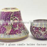 Glass Jar Candles Wedding Reception Table Decorations