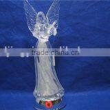 2016 Newest Design Acrylic Angel With LED Changing Color and Christmas Music thumbnail-6