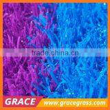 25mm PE Monofilament Purple Color Synthetic Turf Grass for School thumbnail-6