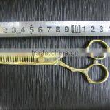 YF3507 5Inch Gold Professional Hair Thinning Scissor