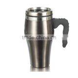 Custom Professional Stainless Steel Coffee Travel Mug With Handle thumbnail-3