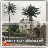 Artificial Palm Tree High Quatily Fiber Glass Trunk PE Leave Outdoor Landscape Decoration Plastic Big Date Palm Tree for Sale thumbnail-3