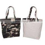 Hotsale 12 OZ Natural Canvas Reversible Bag With One Pocket thumbnail-1