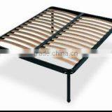 Heze Kaixin Queen Bed Frame With Steel Frame and Wood Slats thumbnail-3