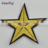 Star Small Embroidery Patches Epaulet Badge for Garment Accessory WEFA-028 thumbnail-1