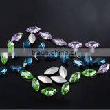 China Factory Price Horse Eye Rhinestone Pointback Glass Crystal Stone for Wedding Dress thumbnail-1