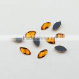 Navette Shape Flat Back Crystal Stones Glass Mirror Rhinestone Wholesale for Jewelery Making