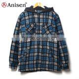 Apparel Stock Lot Good Price Men Fleece Plaids Jacket thumbnail-1