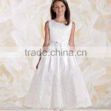 New Style Girl Wedding Gown High Neck Flower Dress thumbnail-1