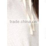 Women Sweatshirt With Double Hooded Design Specialized Hooded With Decorated Wire Long Sleeve Fleece With Rib Hem thumbnail-5