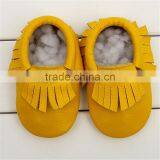 New Baby Tassel Soft Sole PU Leather Shoes Toddler Moccasin 0-24 Months thumbnail-3