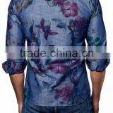 Western Stylish Men's Sporty Stripe Shirt Matchs Well With Causal Jeans Pant thumbnail-2