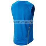 Man Sleeveless O-neck Polyester T-shirt for Sports thumbnail-2