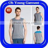 Cheap Gym Clothes Sport Wear Dri Fit Men Tank Top Promotion Apparel Mens Wholesale Blank Tank Top Running Singlet thumbnail-1