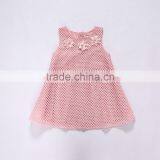 S17621A New Model Girl Dress Summer 2017 Sleeveless Pink Grenadine Girl Casual Dress thumbnail-4