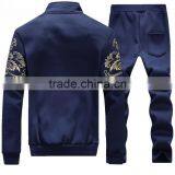Fashion Printed Suit High Collar Mens Knitted Jacket thumbnail-4