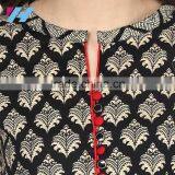 Lady Fashion Clothing Long Sleeve Cotton Kurti Designs thumbnail-4