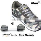 Flexible No Need Tie Footwear Laces for Outdoor Sports Sneakers - Customized No-Tie Red Shoelaces Fits Running Shoe Casual Shoes thumbnail-5