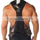 Hot Sale Sports Men's Body Building Hoodie Wear Custom Gym Singlets thumbnail-6