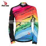 BEROY No Minimum Order Cycling Jersey, Neon Long Sleeve Cycling Apparel thumbnail-6