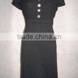 Black Cotton Dress thumbnail-1