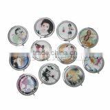 New Design Round Woman Compact Mirror,At Random Compact Mirror,7.6cmx7cm 1PCs thumbnail-1