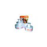 Two Round Cardboard CounterDisplay Stands 1C - 4C For Canning Food