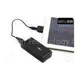 Black 5200mAh Mobile Phone Power Bank With LED Torch For SONY PSP / IPod / IPad