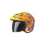 Motorcycle Open Face Helmet(RM209-yellow)