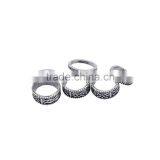 2017 Hot Fashion Bohemian Gypsy Silver Alloy Rings 6 Piece Set thumbnail-4